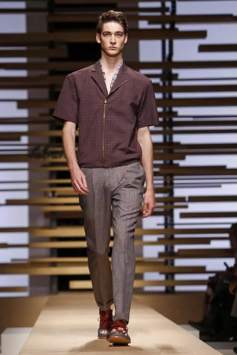 Salvatore Ferregamo, moda masculina, primavera verão de 2015, desfile de moda em Milão