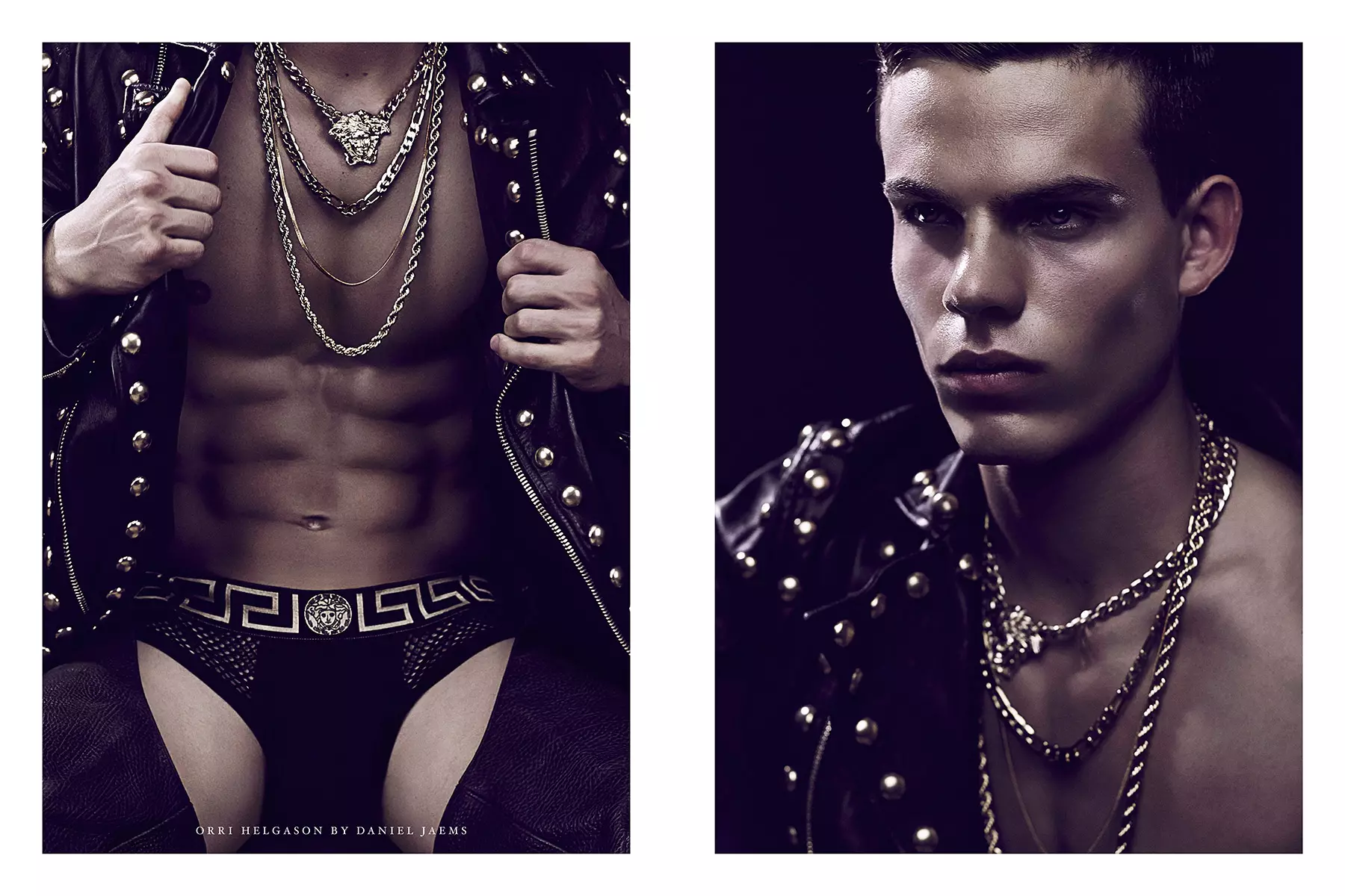 Obsession No. 11 morero oa motšoantšisi Daniel Jaems, o fetohile takatso ea ho tsebisa lefats'e setsing sa hae se secha sa polokelo ea matsoho, Orri Helgason moshanyana ea lilemo li 20, hona joale mokoetlisi oa boima ba 'mele, ea apereng ka botlalo ke Versace o bontša bokhoni ba hae ba ho beha ka pel'a lense. ea ralitšoantšo. Haufinyane tjena, o ne a le Milan Fashion Week a sebetsa ka linako tse peli tse latellanang. Daniel Jaems o boetse o phethahatsa tšepiso ea hae ea ho ikopanya le sefahleho se secha sa Iceland, re ka rapela le ho rapela molimo feela.