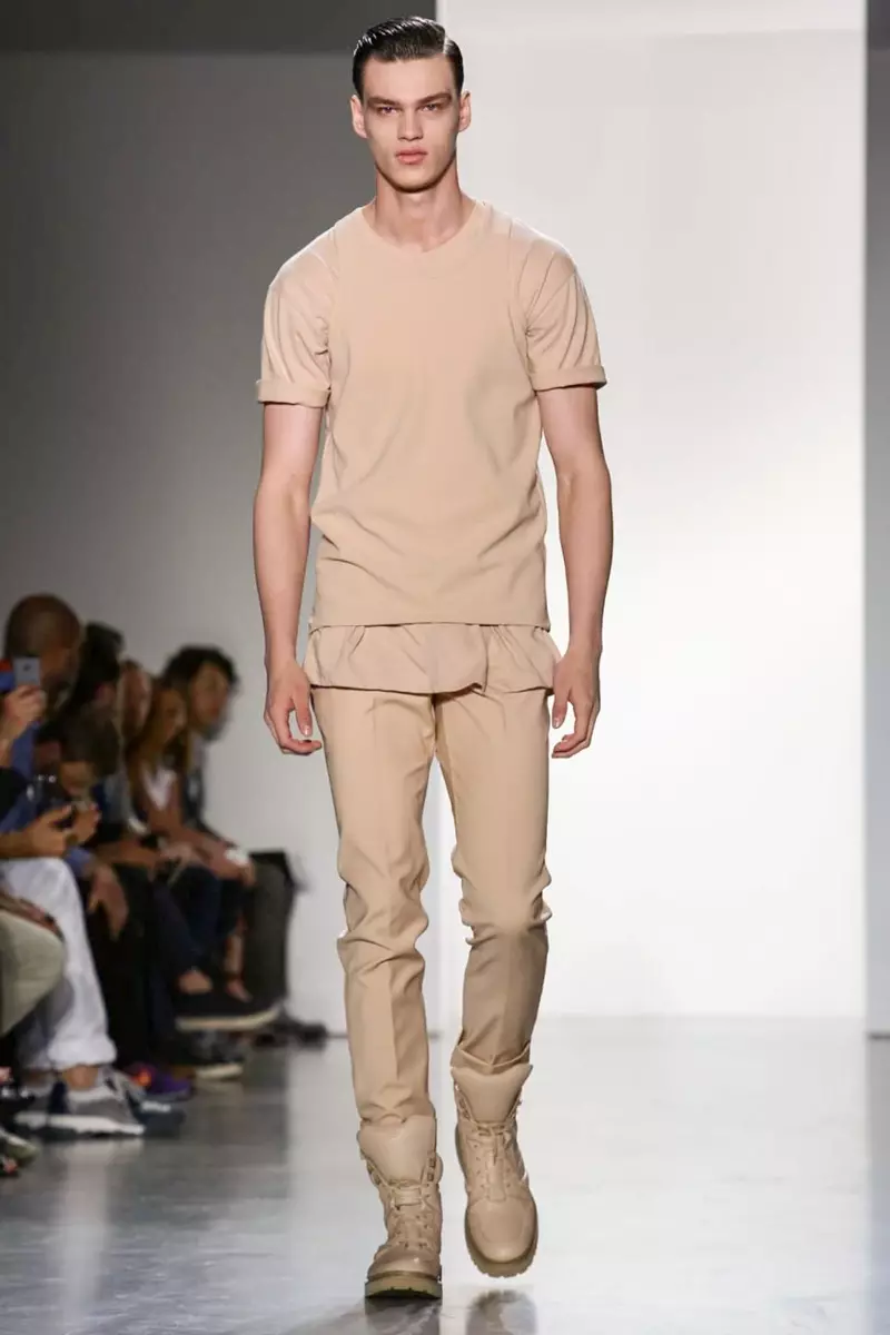 Calvin Klein Collection, Menswear, Caij Nplooj Ntoos Hlav, 2015, Fashion Show hauv Milan