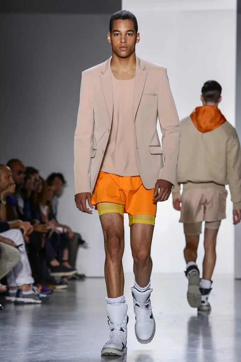 Calvin Klein Collection, Menswear, Caij Nplooj Ntoos Hlav, 2015, Fashion Show hauv Milan