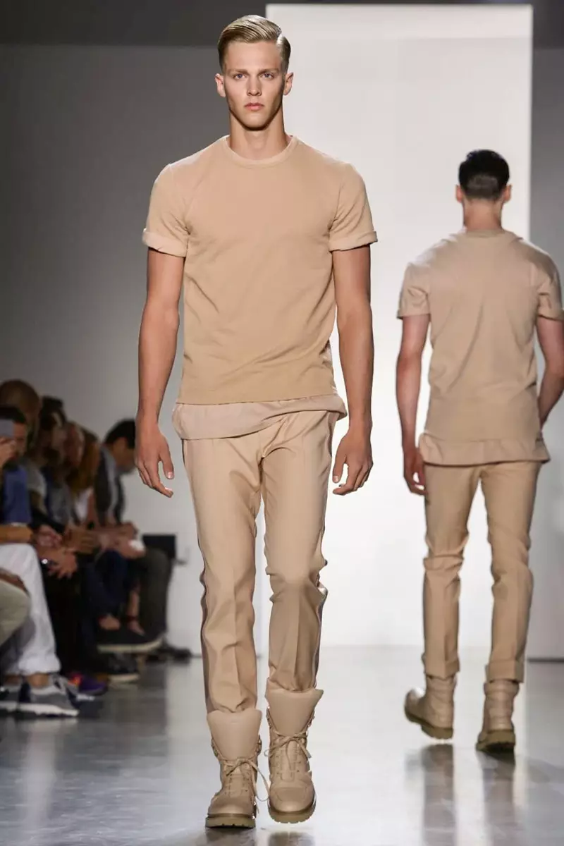 Calvin Klein-versameling, Mansklere, Lente-somer, 2015, Modeskou in Milaan