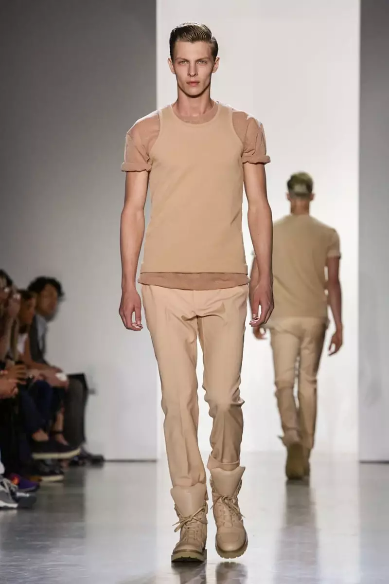 Calvin Klein Collection, Menswear, Caij Nplooj Ntoos Hlav, 2015, Fashion Show hauv Milan