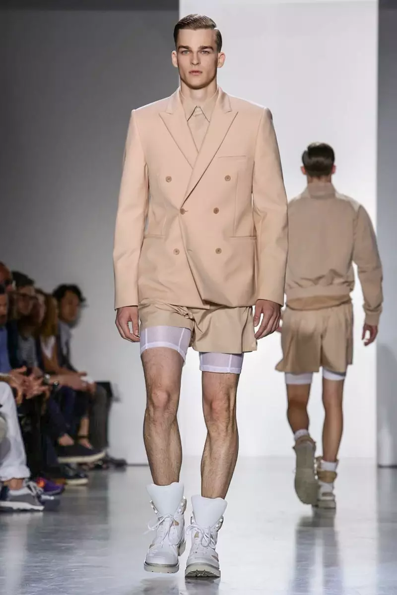 Koleksioni Calvin Klein, Veshje për meshkuj, Pranverë Verë, 2015, Shfaqje Mode në Milano