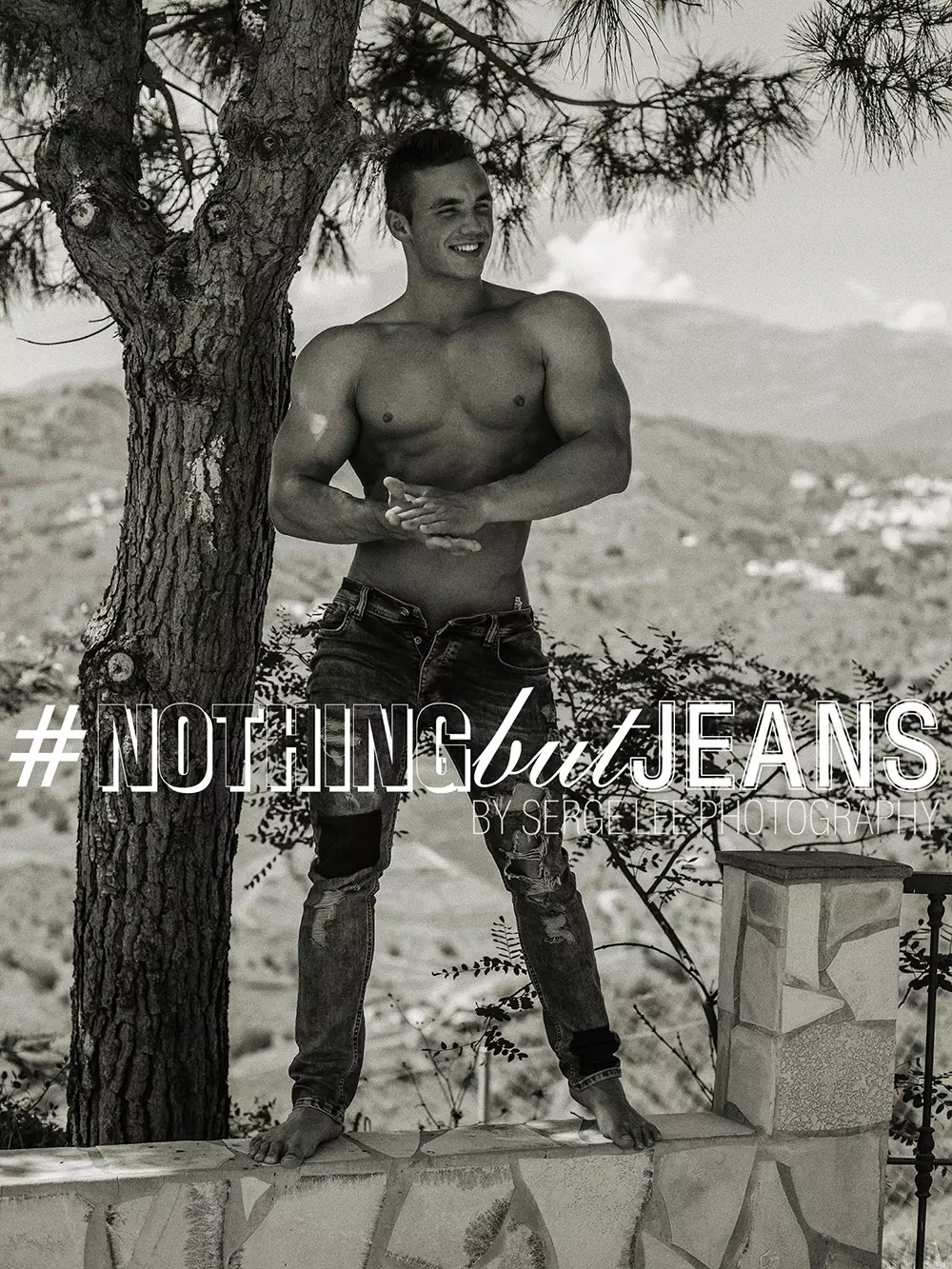 דוגמנית הכושר דמיטרי טומאש ב-#NothingButJeans מאת סרג' לי