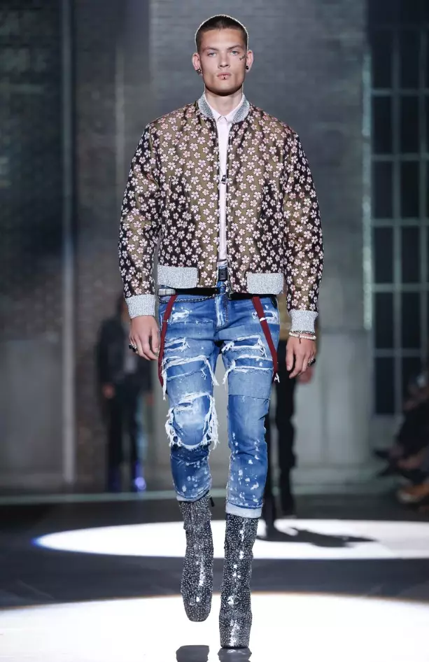 DSQUARED2 HOMME PRINTEMPS ÉTÉ 2017 MILAN (23)