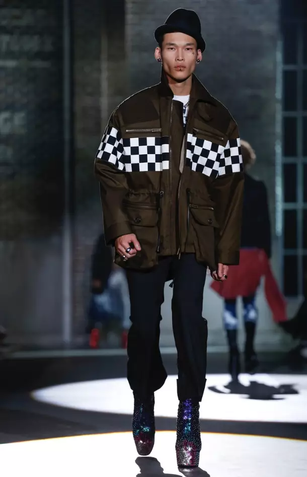 DSQUARED2 HOMME PRINTEMPS ÉTÉ 2017 MILAN (30)