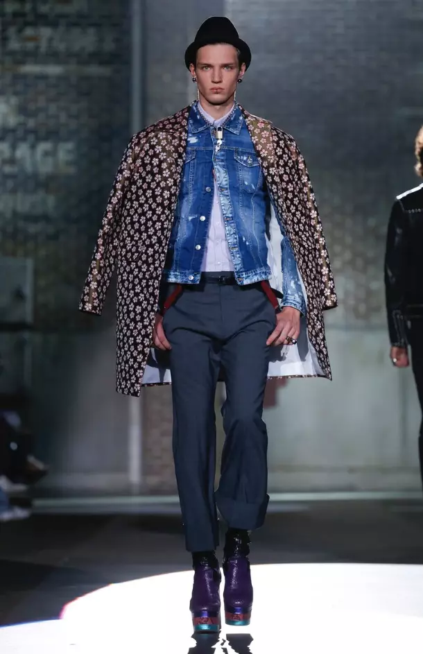 DSQUARED2 HOMME PRINTEMPS ÉTÉ 2017 MILAN (25)