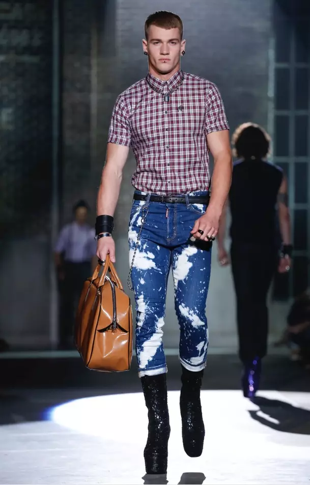 I-DSQUARED2 MENSWEAR SPRING SUMMER 2017 MILAN (8)