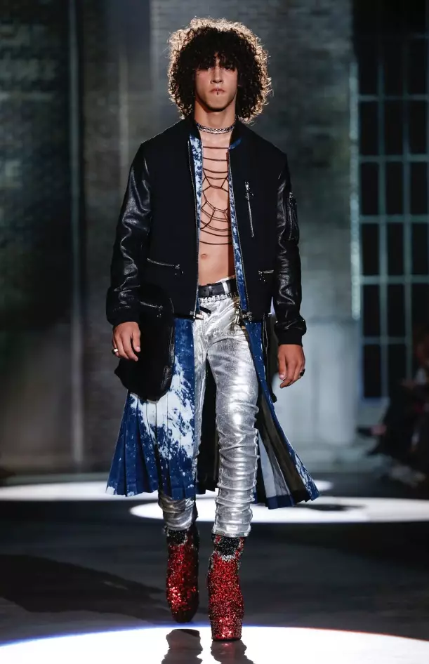 DSQUARED2 HOMME PRINTEMPS ÉTÉ 2017 MILAN (31)