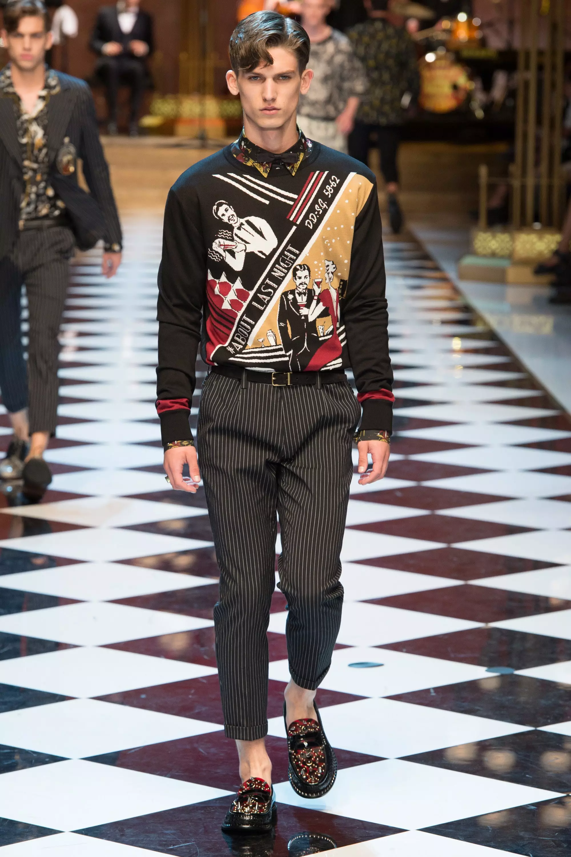 DOLCE&GABBANA HOMME PRINTEMPS ÉTÉ 2017 MILAN (39)