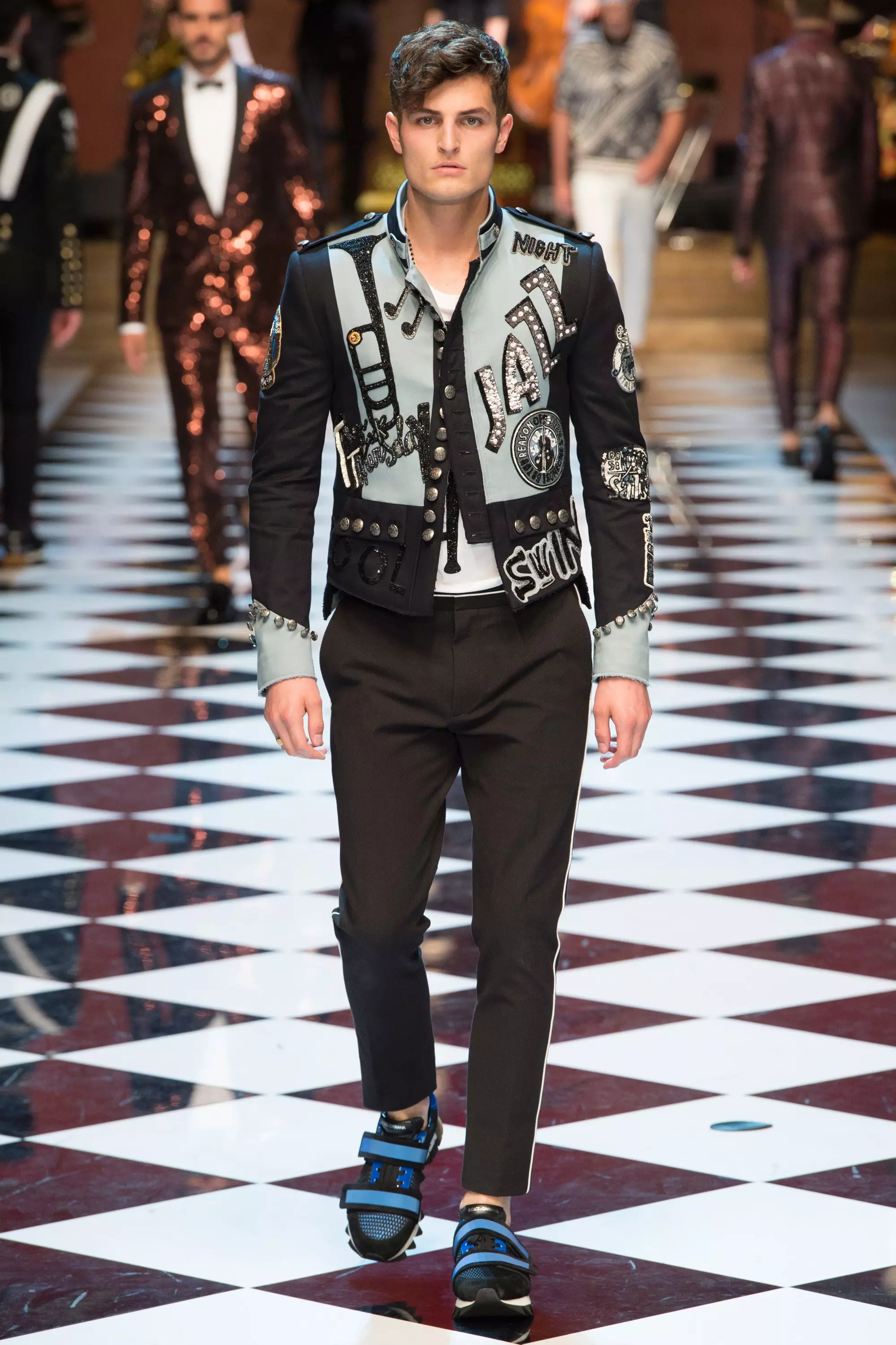 DOLCE & GABBANA MENSWEAR SPRING SUMMER 2017 MILAN (78)